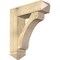 Ekena Millwork Legacy Arts and Crafts Rough Sawn Bracket w/ Offset Brace, Douglas Fir, 8"W x 28"D x 32"H BKT0806X28X32LEC03RDF - alternate 1